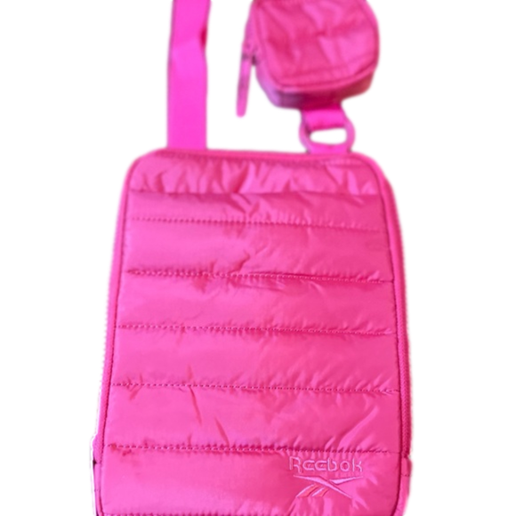 Reebok Bags Rebook Pink Crossbody Hera Quilted Sling Bag Poshmark